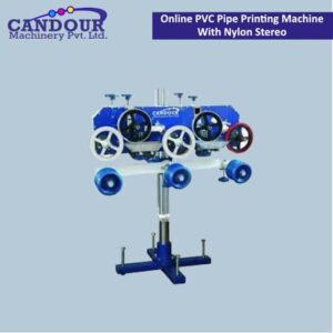 Online PVC Pipe Printing Machine With Nylon Stereo