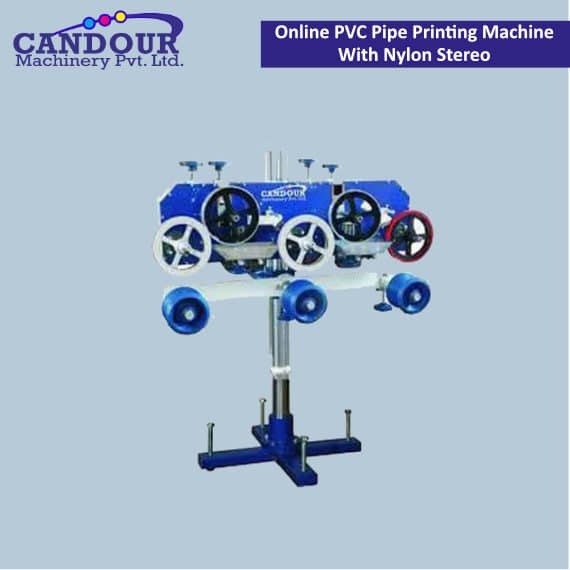 online pvc pipe printing machine with nylon stereo