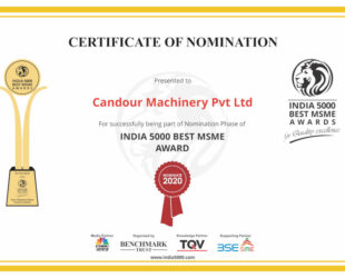 Candour India5000 BEST MSMS Certificate